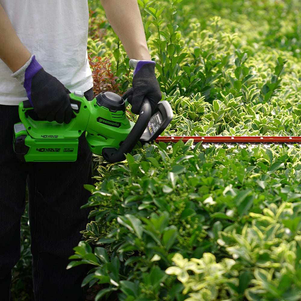 Greenworks 40V Akülü Çit Budama Makinesi — görsel 3